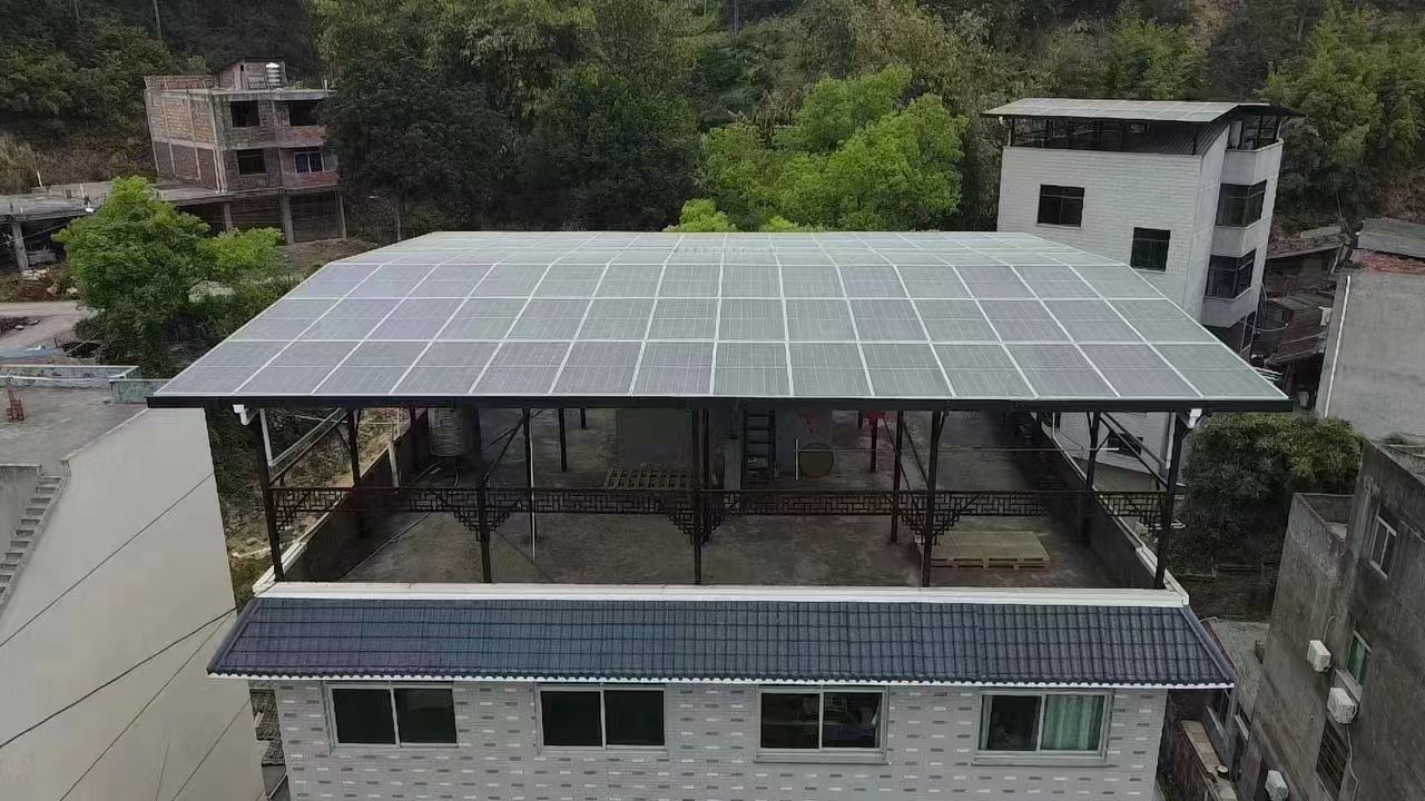 合肥15kw+10kwh自建别墅家庭光伏储能系统